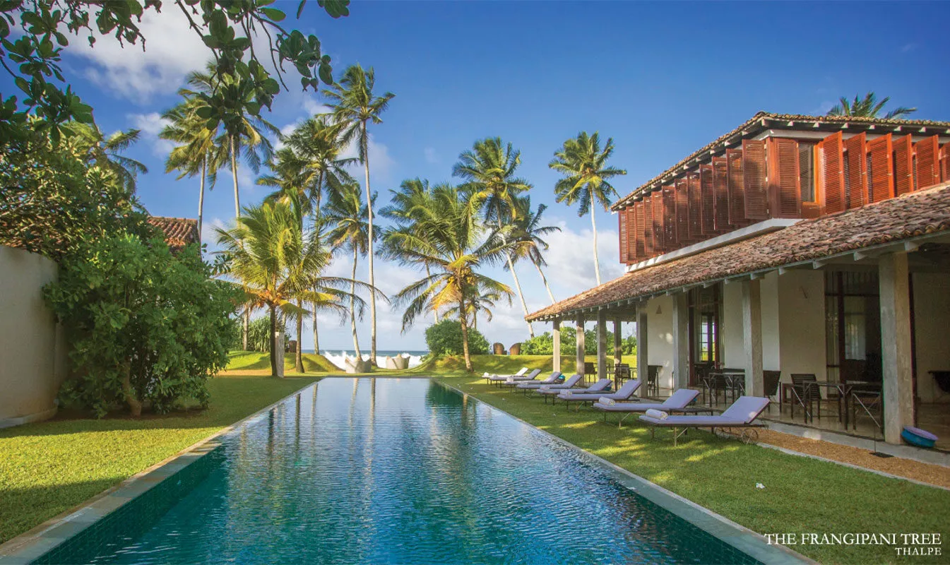 The Frangipani Tree Luxury Boutique Villa in Thaple, Sri Lanka.